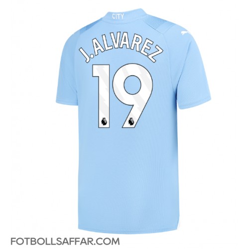 Manchester City Julian Alvarez #19 Hemmatröja 2023-24 Kortärmad